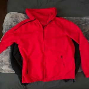 Red Windbreaker